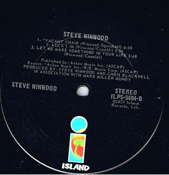 Steve Winwood : Steve Winwood (LP, Album, San)