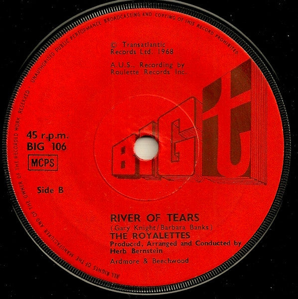 The Royalettes : Something Wonderful (7", Advance, Single, Mono, Promo)