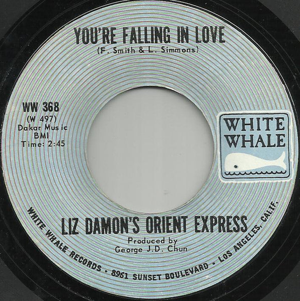 Liz Damon's Orient Express : 1900 Yesterday / You're Falling In Love (7", Single, Styrene, Ter)