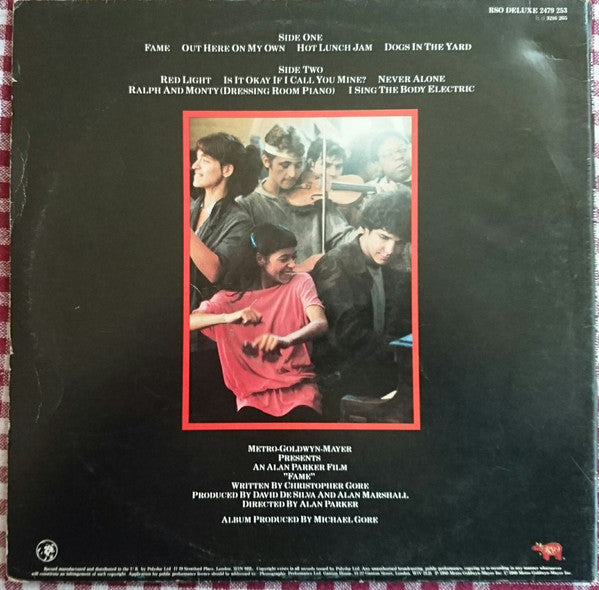 Various : Fame (The Original Soundtrack From The Motion Picture) (LP, Album, RSO)