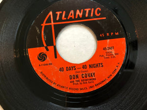 Don Covay & The Goodtimers : 40 Days – 40 Nights (7", Single, Styrene, MO)