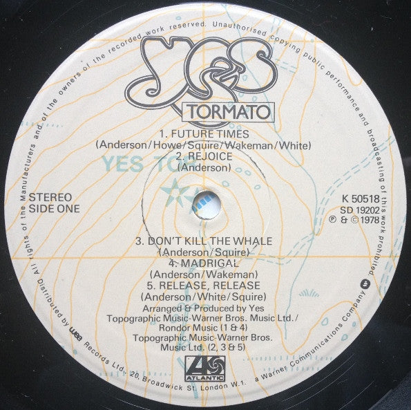 Yes : Tormato (LP, Album)