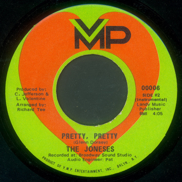 The Joneses : Pretty, Pretty (7")