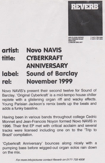 Novo Navis : Cyberkraft Anniversary (12")