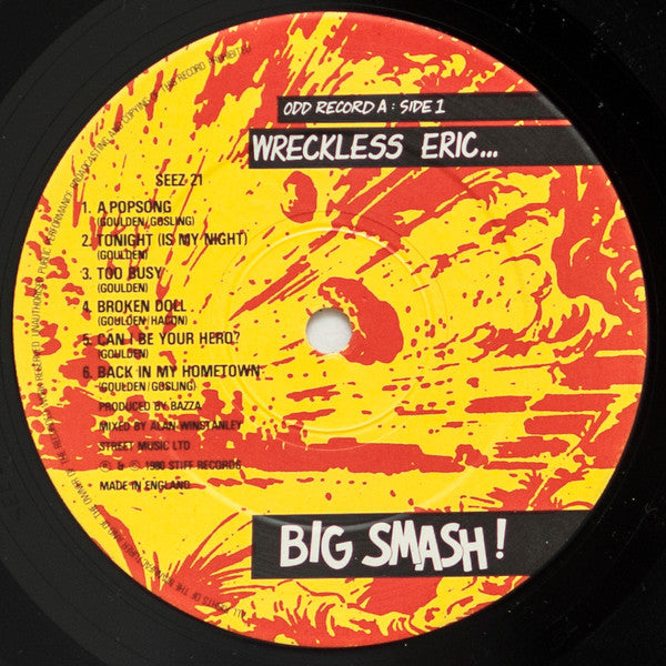 Wreckless Eric : Big Smash (2xLP, Album, Gat)