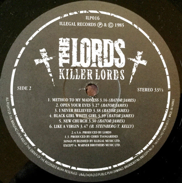 The Lords Of The New Church* : Killer Lords (LP, Comp)