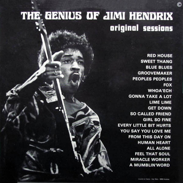 Jimi Hendrix : The Genius Of Jimi Hendrix (Original Sessions) (2xLP, Comp)