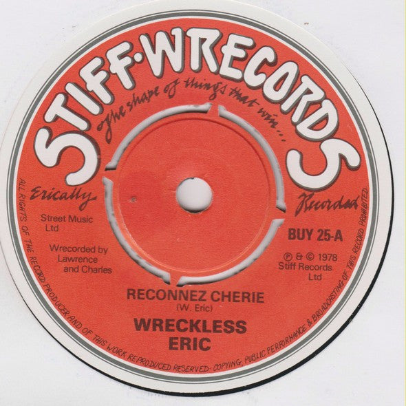 Wreckless Eric : Reconnez Cherie (7", Single)