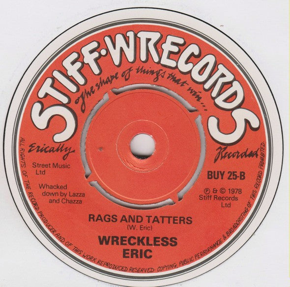 Wreckless Eric : Reconnez Cherie (7", Single)