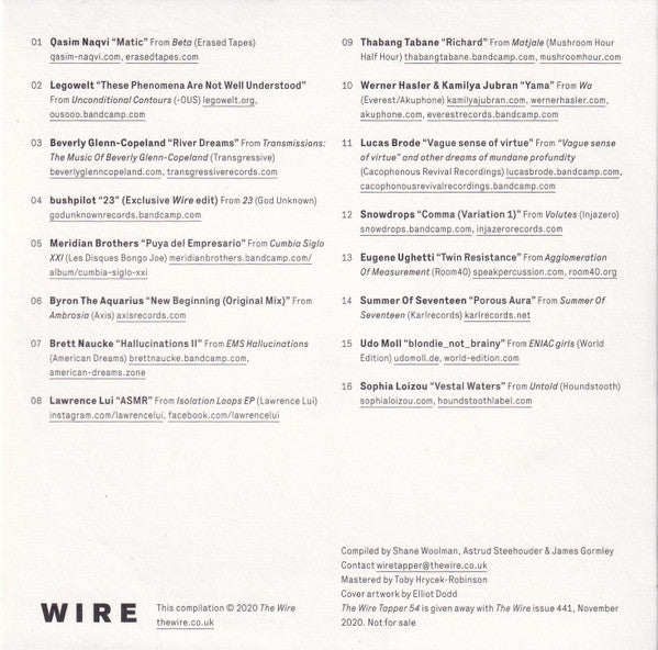 Various : The Wire Tapper 54 (CD, Comp)