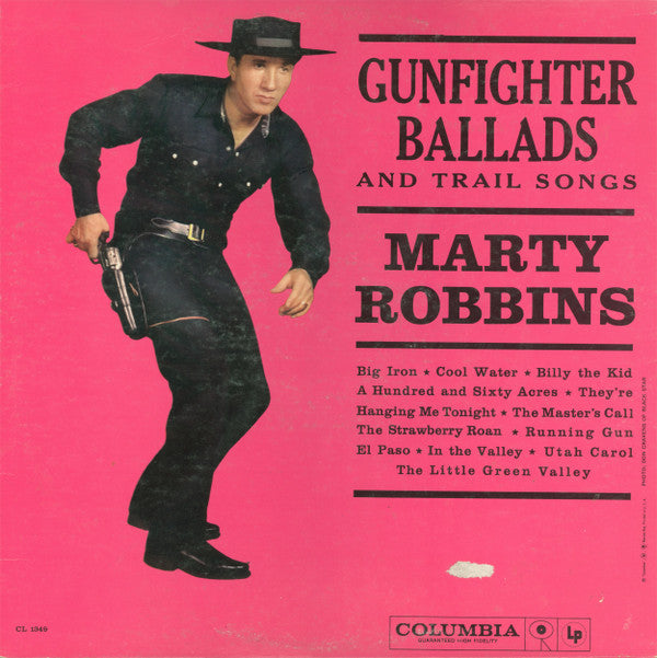 Marty Robbins : Gunfighter Ballads And Trail Songs (LP, Album, Mono, RE, Hol)