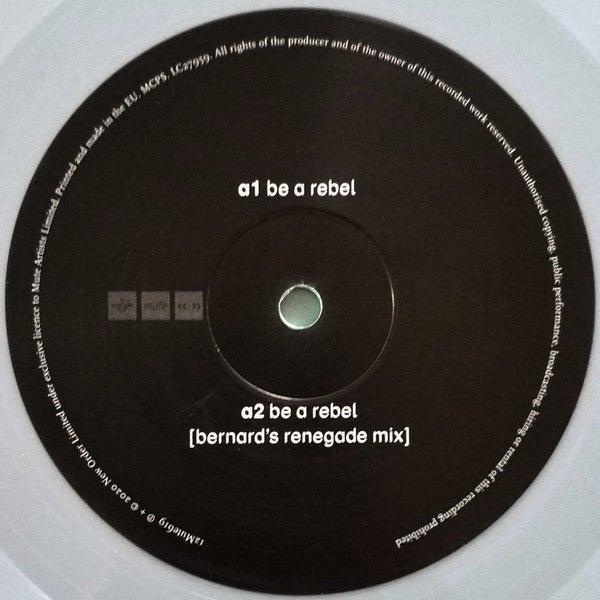 New Order : Be A Rebel (12", EP, Single, Ltd, Gre)