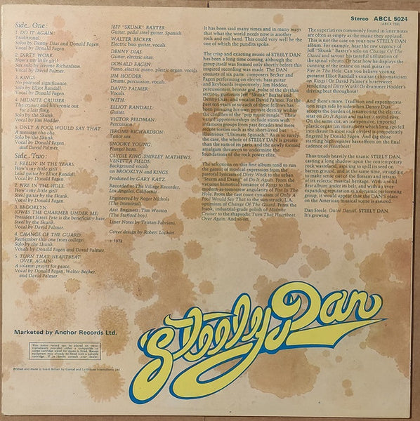 Steely Dan : Can't Buy A Thrill (LP, Album, RE, Bla)