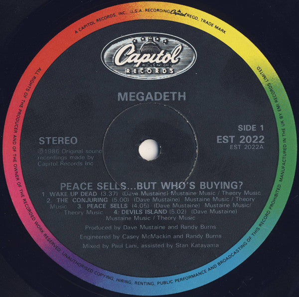 Megadeth : Peace Sells... But Who's Buying? (LP, Album)