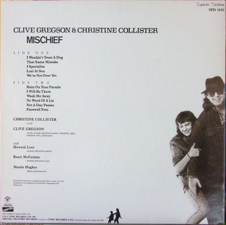 Clive Gregson & Christine Collister* : Mischief (LP, Album)