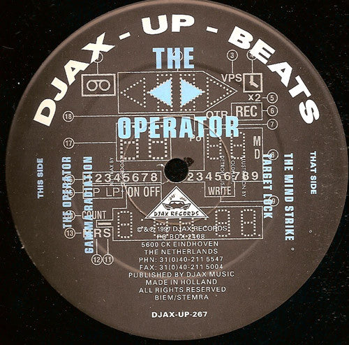 The Operator : The Operator (12")