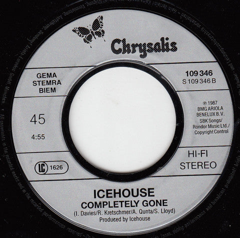 Icehouse : Crazy (7", Single)