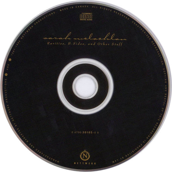 Sarah McLachlan : Rarities, B-Sides & Other Stuff (CD, Comp, Enh, Dig)