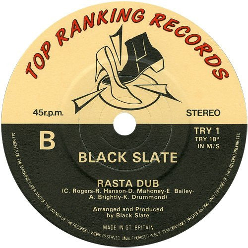 Black Slate : Rasta Reggae (7")