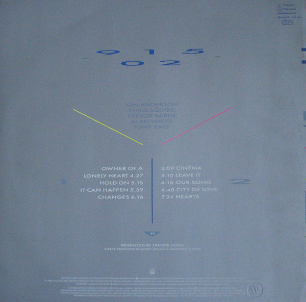 Yes : 90125 (LP, Album)