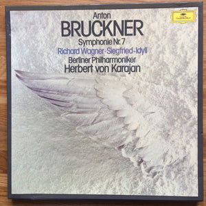 Anton Bruckner, Richard Wagner, Herbert Von Karajan, Berliner Philharmoniker : Symphonie Nr. 7 / Siegfried-Idyll (2xLP + Box)