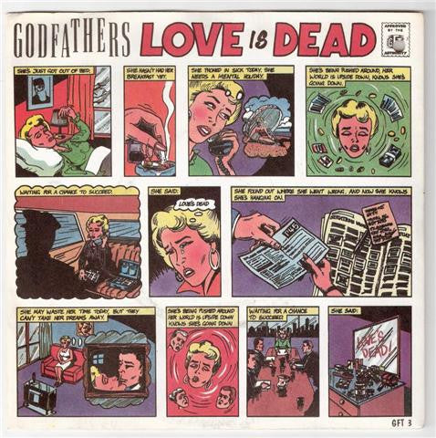 The Godfathers : Love Is Dead (7", Single)