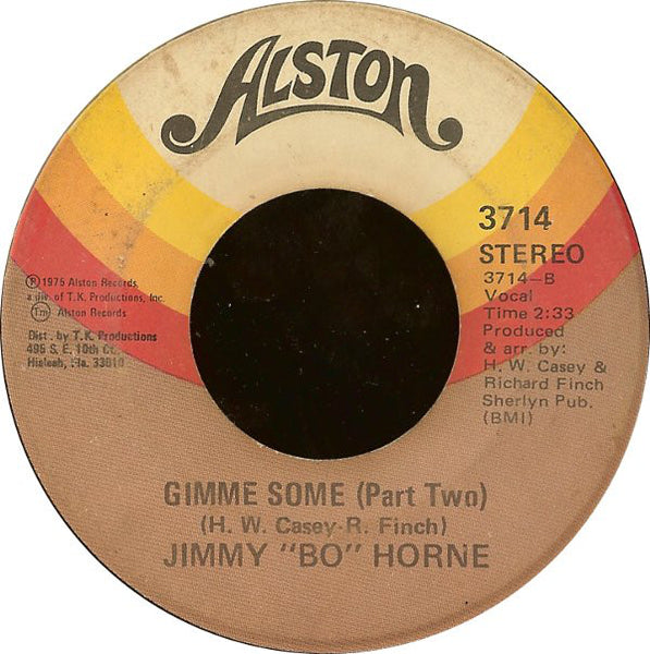 Jimmy "Bo" Horne : Gimme Some (7")