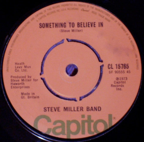 Steve Miller Band : The Joker (7", Single)