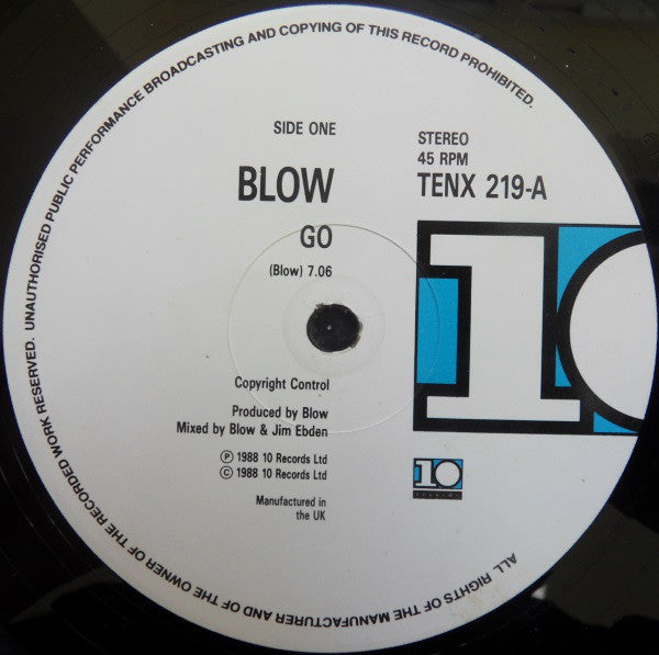 Blow : Go (12", Single)