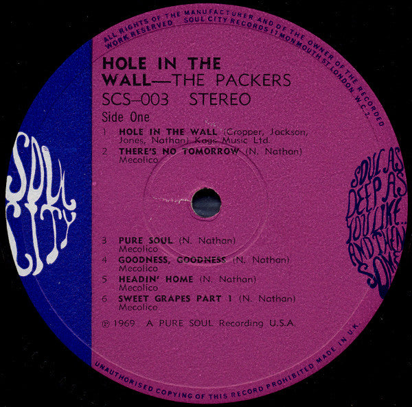 The Packers : Hole In The Wall (LP)