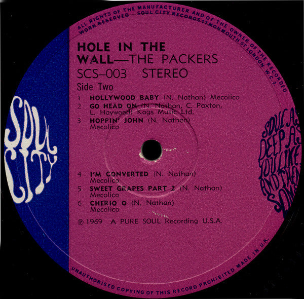 The Packers : Hole In The Wall (LP)