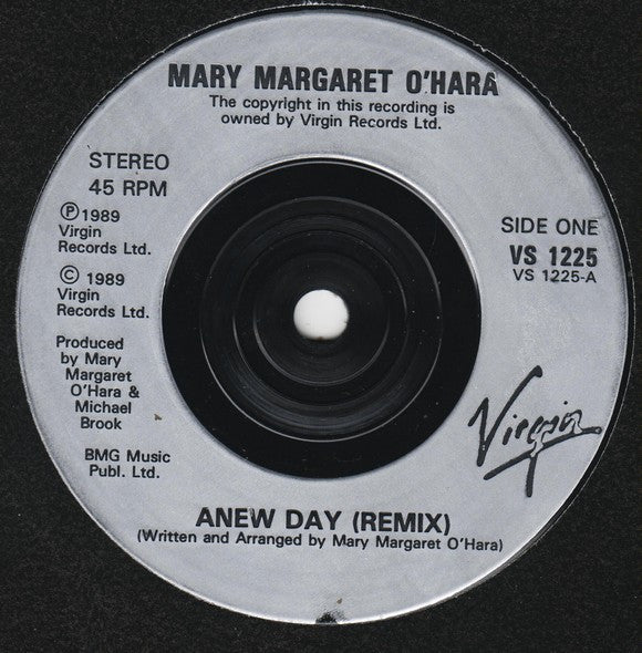 Mary Margaret O'Hara : Anew Day (7", Single)