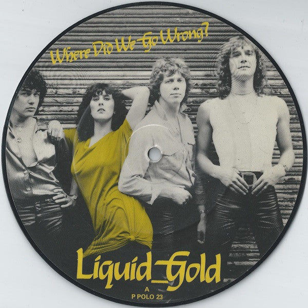 Liquid Gold : Where Did We Go Wrong? (7", Single, Pic)