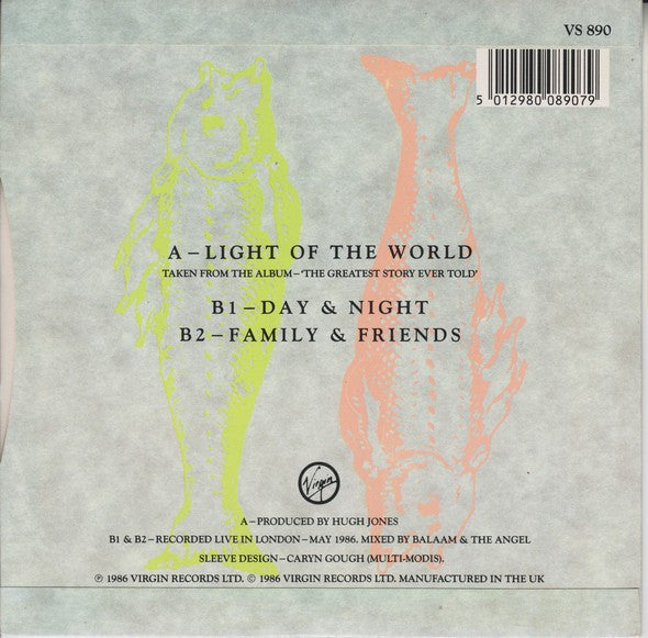 Balaam And The Angel : Light Of The World (7", Single)