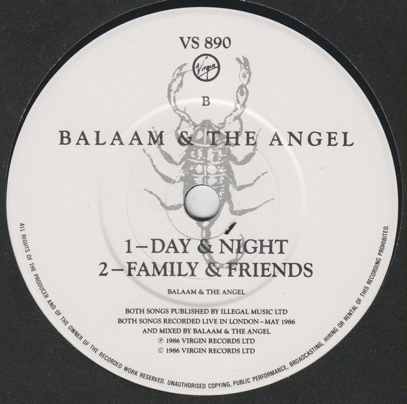 Balaam And The Angel : Light Of The World (7", Single)