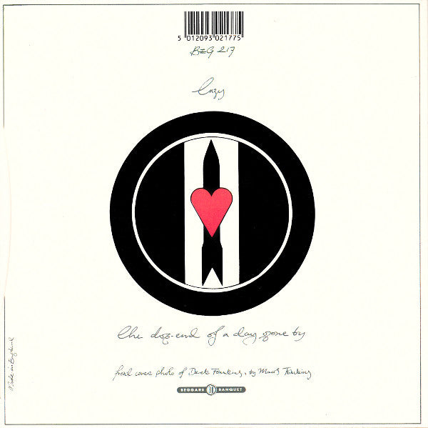 Love And Rockets : Lazy (7", Single)