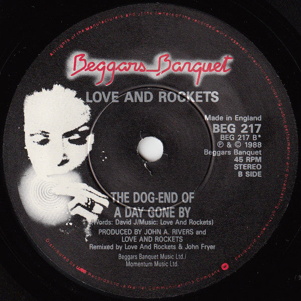 Love And Rockets : Lazy (7", Single)