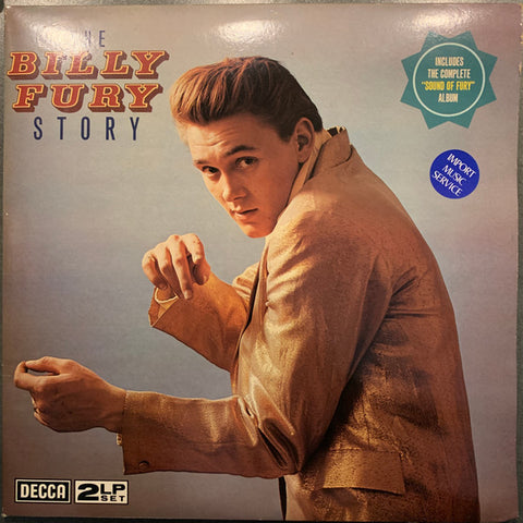 Billy Fury : The Billy Fury Story (2xLP, Comp, Mono, Ora)