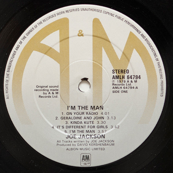 Joe Jackson : I'm The Man (LP, Album)