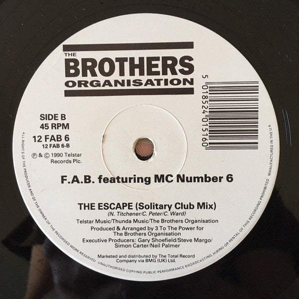 F.A.B. Featuring MC Number 6 : The Prisoner (12")