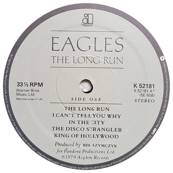 Eagles : The Long Run (LP, Album, Gat)