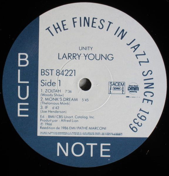 Larry Young : Unity (LP, Album, RE, RM, DMM)