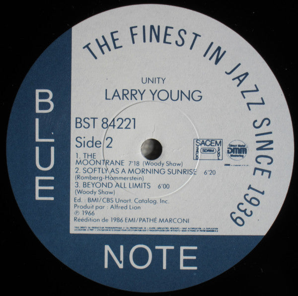 Larry Young : Unity (LP, Album, RE, RM, DMM)