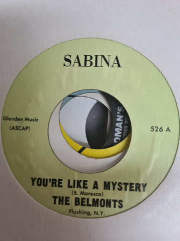 You're like a mystery/Come go with me The Belmonts