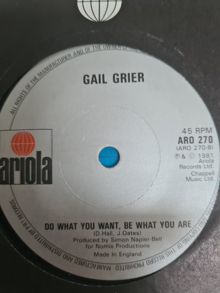 Gail Grier - We could work it out