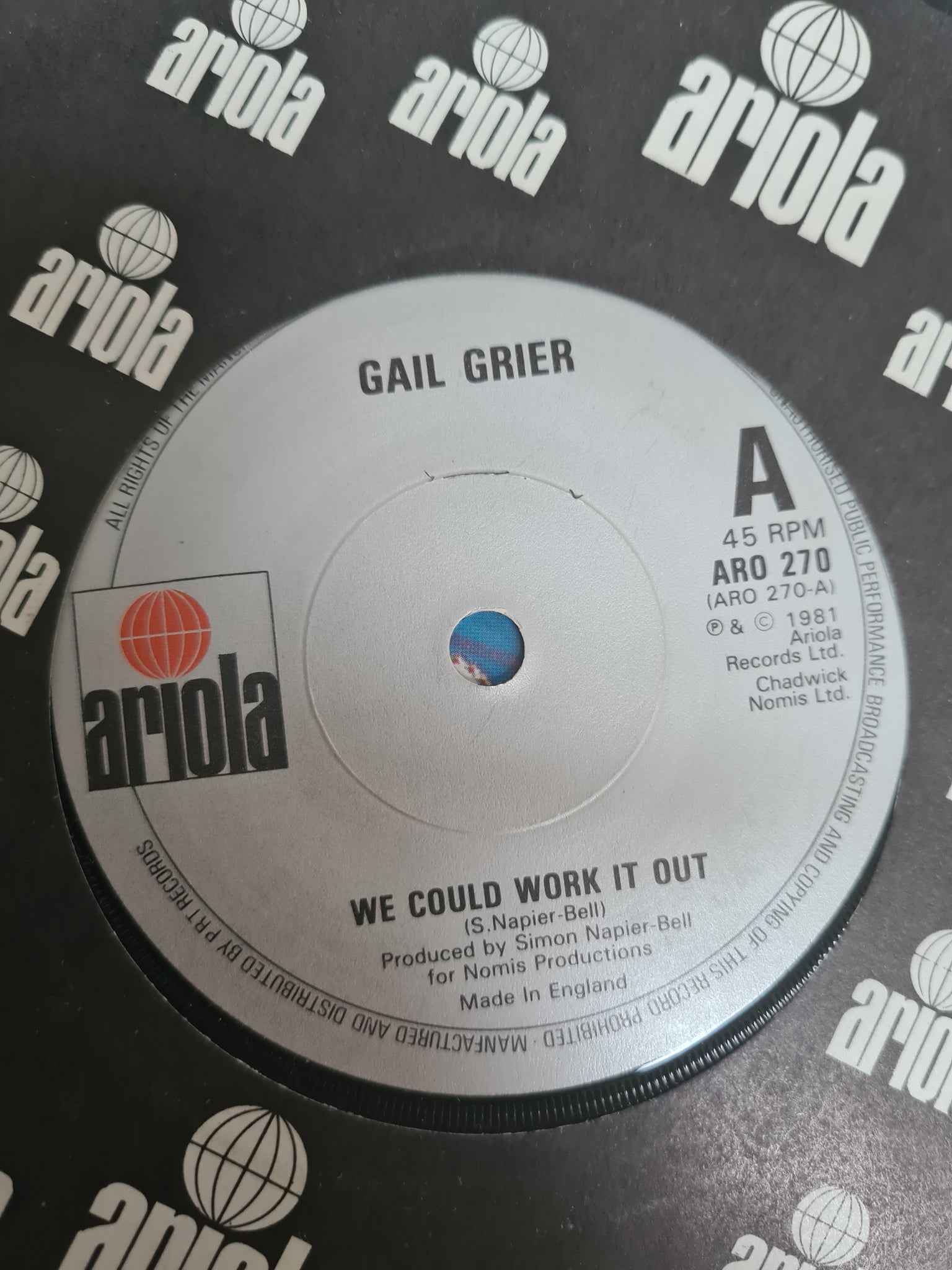 Gail Grier - We could work it out