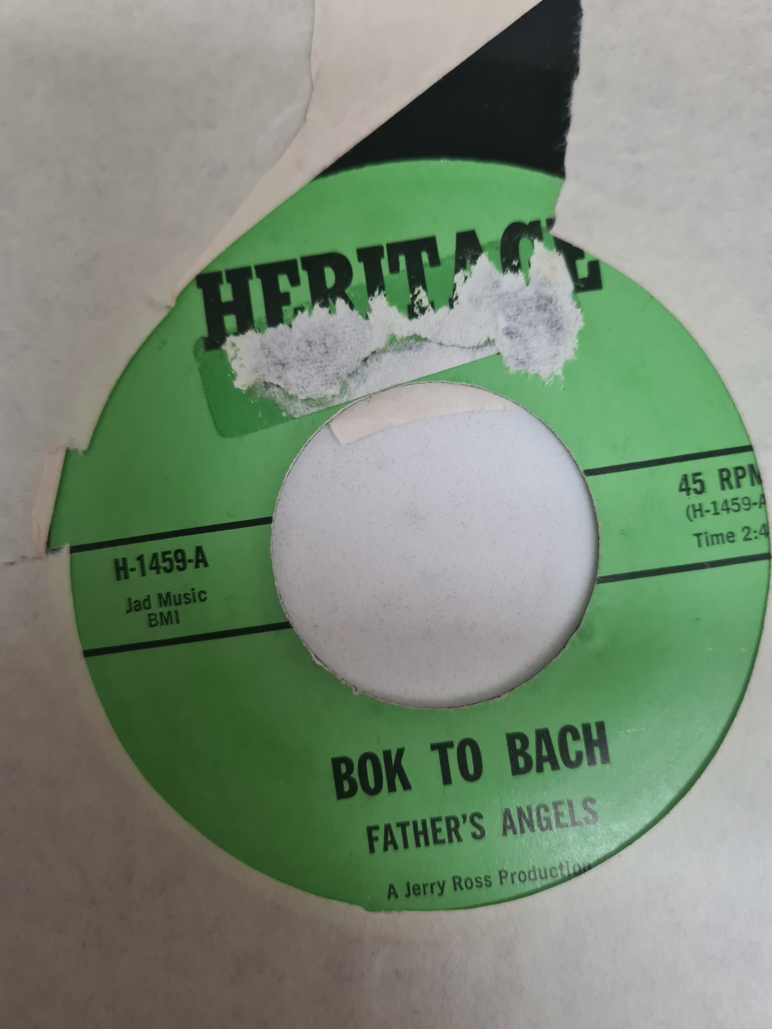 Bok to Bach/Don't Knock It - Fathers Angels