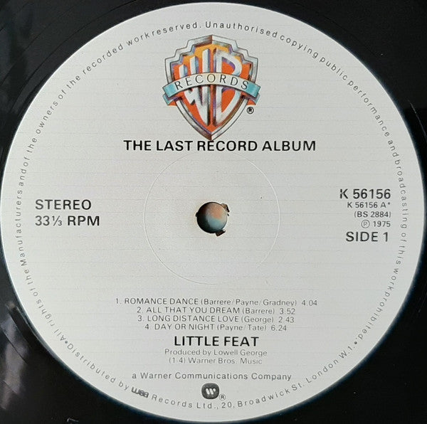 Little Feat : The Last Record Album (LP, Album, RE)