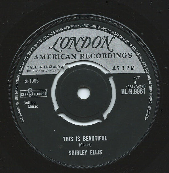 Shirley Ellis : The Clapping Song (7", Single)