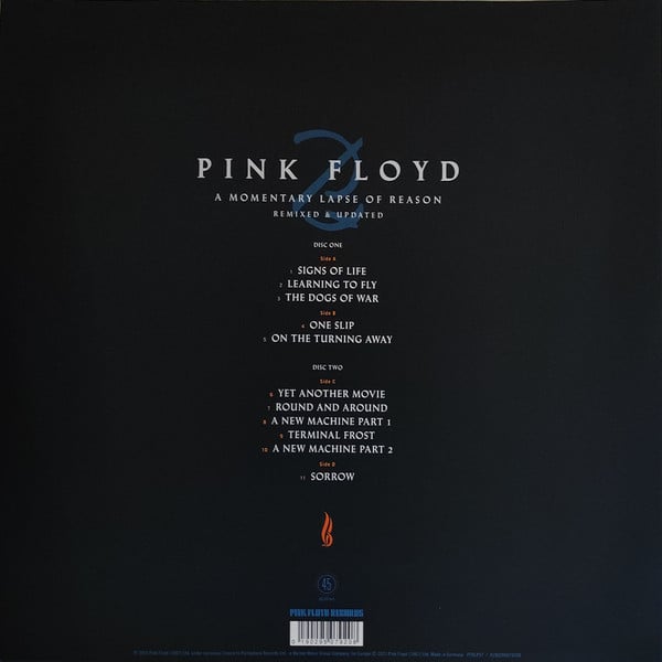 Pink Floyd : A Momentary Lapse Of Reason (Remixed & Updated) (2xLP, Album, RE, 180)